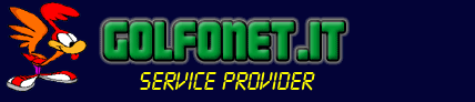 Golfonet.it - Internet Service Provider - Connessioni 56k e isdn, adsl, numeri verdi 800, vendita pacchetti sms.