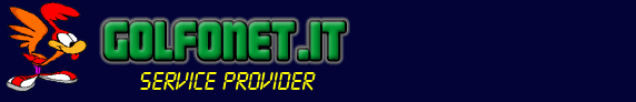 Golfonet.it - Internet Service Provider - Connessioni 56k e isdn, offerte adsl, servizi FAX, vendita pacchetti sms.